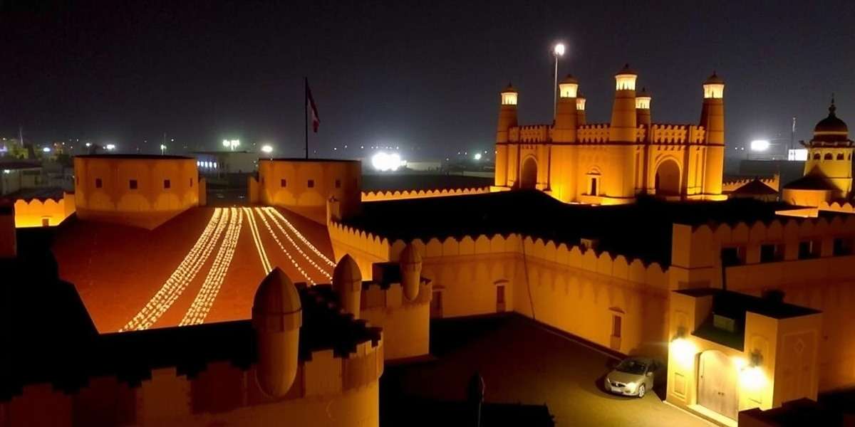 Golconda Gladiators Diwali Celebration Golconda Gladiators Diwali event showing the fort decorated with diyas and lights